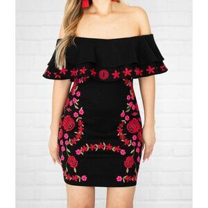 Herencia Collection Aztec Princess Embroidered Dress